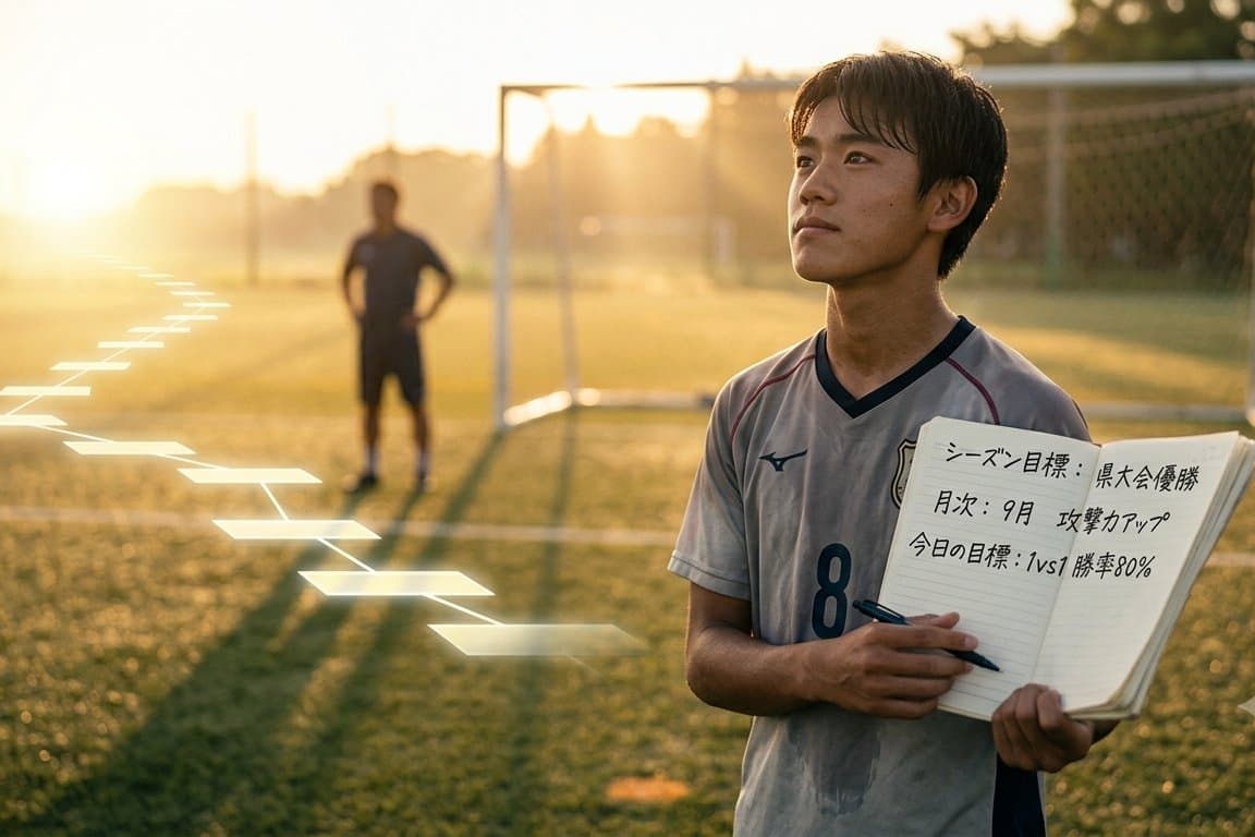 “サッカーノート活用術” 第3回：目標設定の分解のコツ